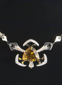 necklace by Tim Meier citrine by John Dyer