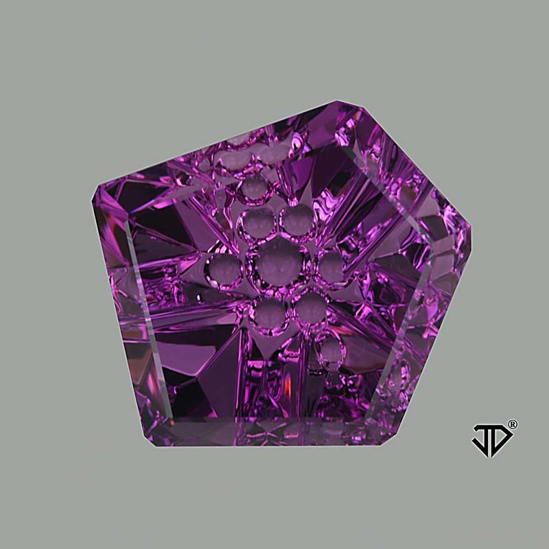  Amethyst gemstone