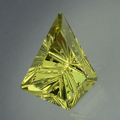 Lime Citrine gemstone