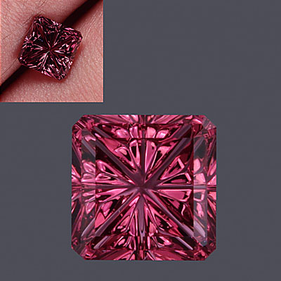 Reddish Purple Spinel gemstone
