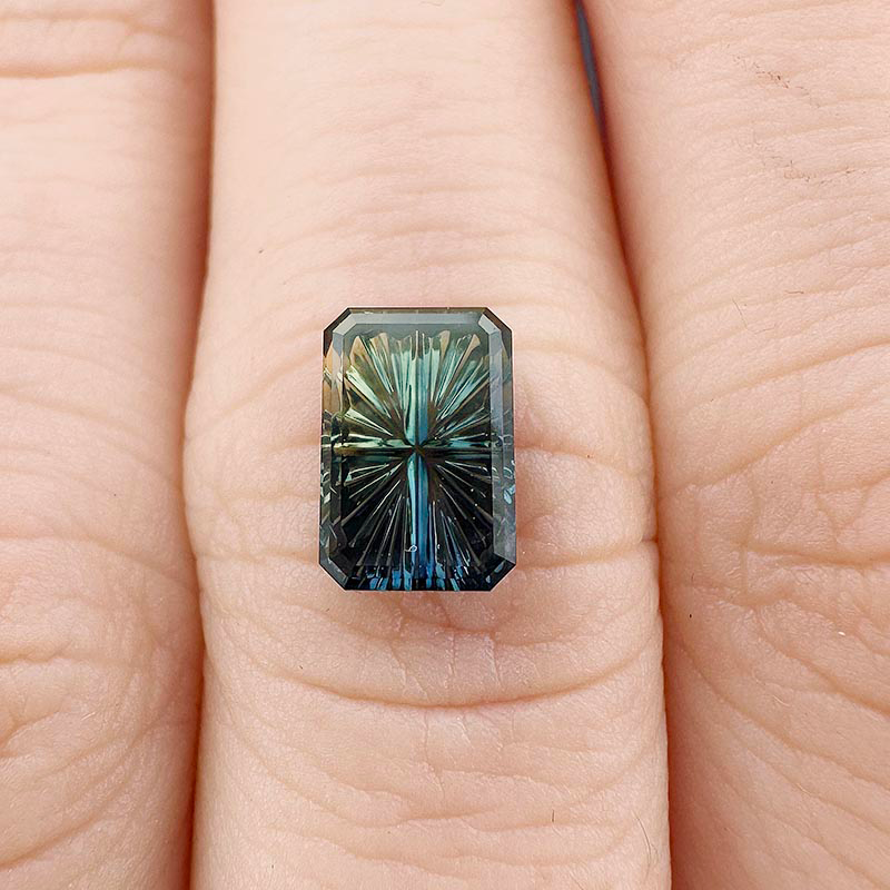 Parti Color Australian Sapphire gemstone