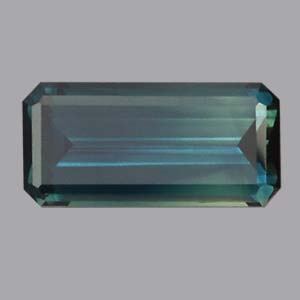 Teal Parti Color Australian Sapphire gemstone
