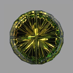 Yellow Green Tourmaline gemstone