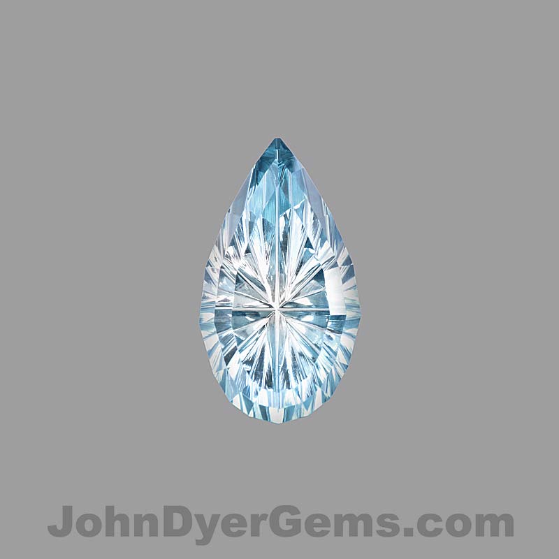 Bicolor Blue Zircon gemstone
