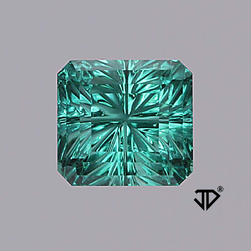 Blue/Green Tourmaline Starbrite™ Cut 1.11 carats | John Dyer Gems