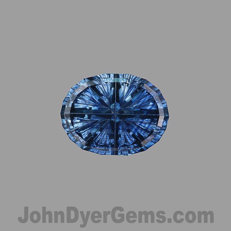 Blue Montana Sapphire gemstone