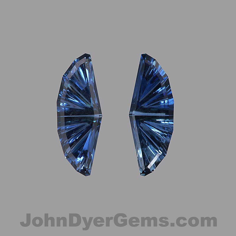 Blue Australian Pair Sapphire gemstone