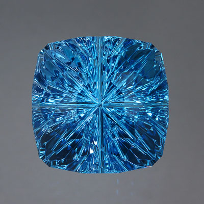 Blue Topaz Starbrite™ Cut 23.45 carats | John Dyer Gems