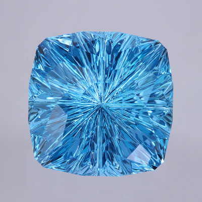 Blue Topaz Starbrite™ Cut 7.81 carats | John Dyer Gems