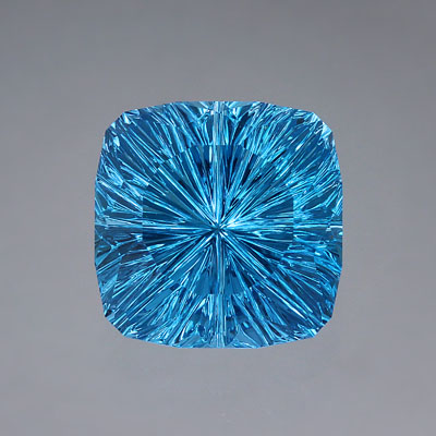 Swiss Blue Topaz Starbrite™ Cut 8.50 carats | John Dyer Gems