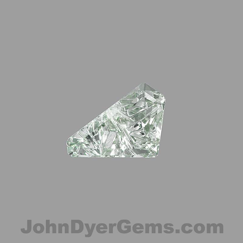 Pale Green Montana Sapphire gemstone