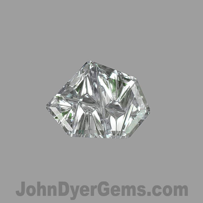 Light Green Montana Sapphire gemstone