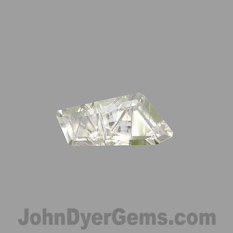 Light Yellow Montana Sapphire gemstone