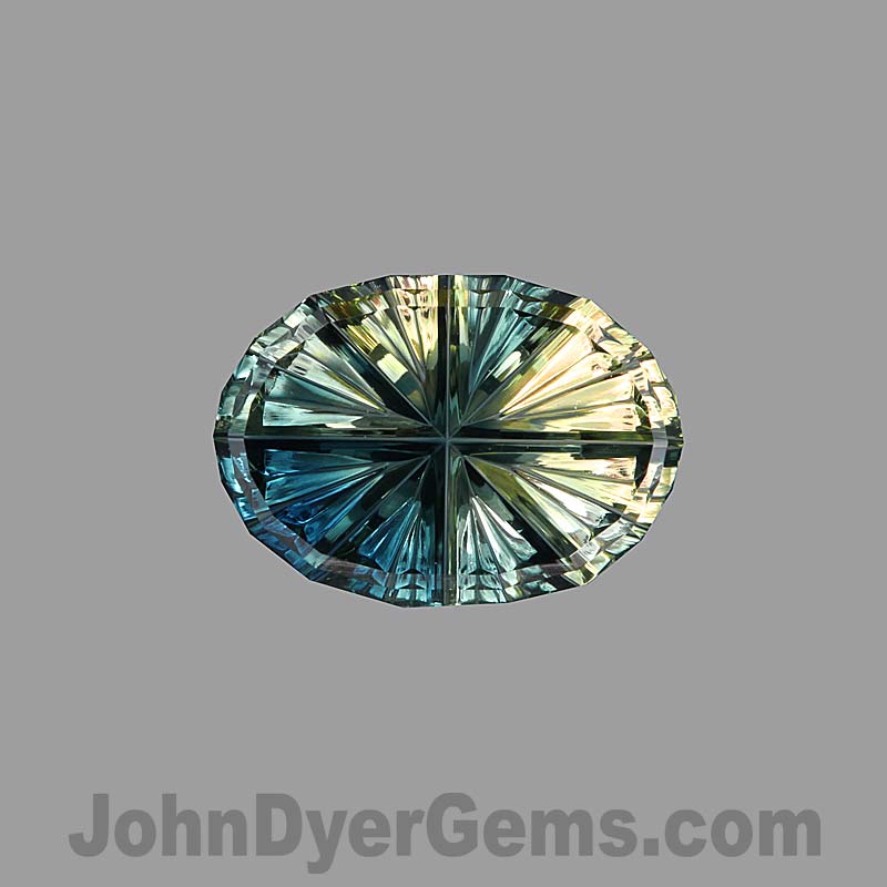 Parti Color Australian Sapphire gemstone