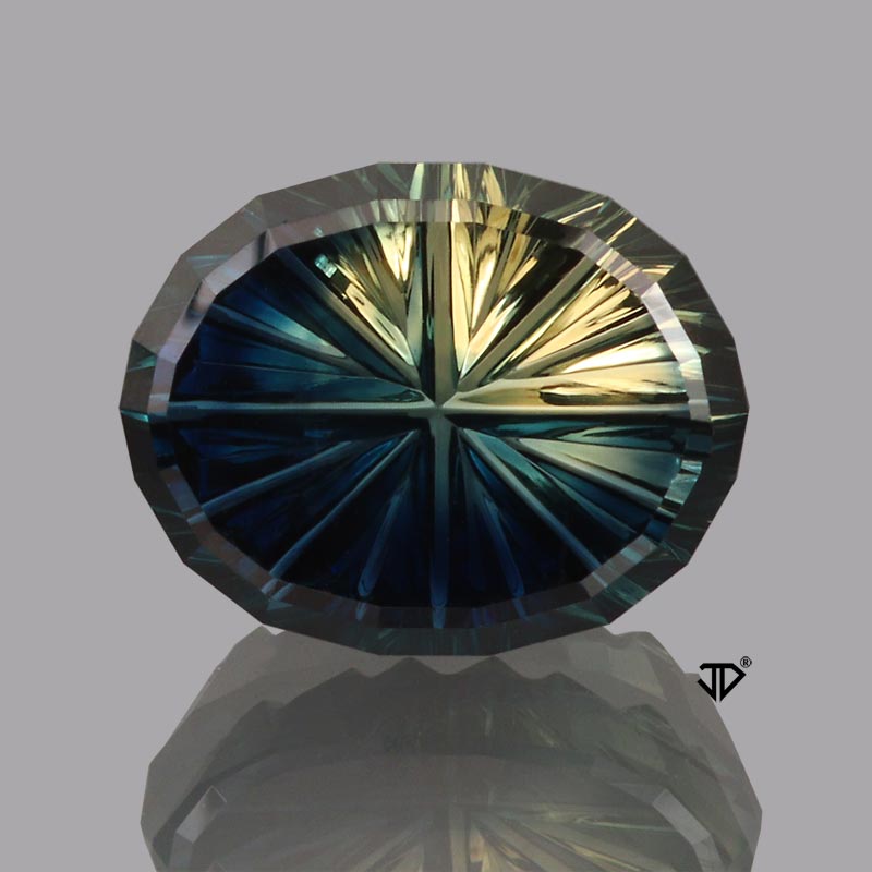 Parti Color Australian Sapphire gemstone