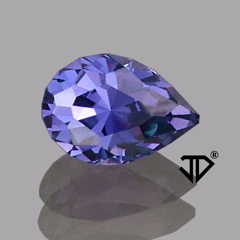 Blue/Purple Unheated Sapphire gemstone