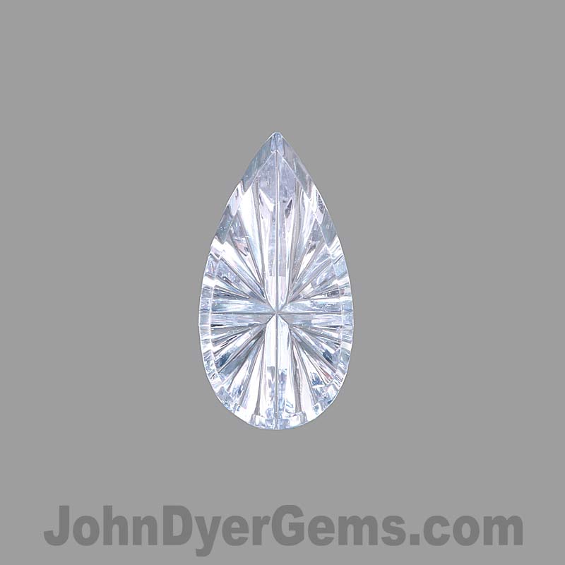 Silver White Sapphire gemstone