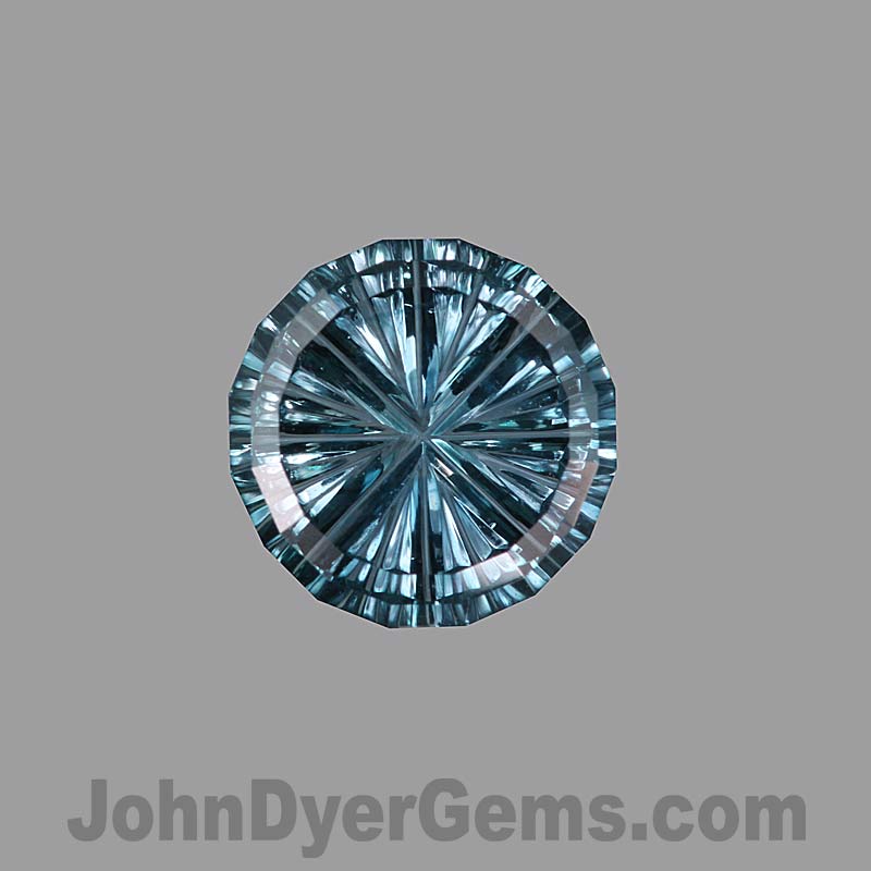 Teal Montana Sapphire gemstone