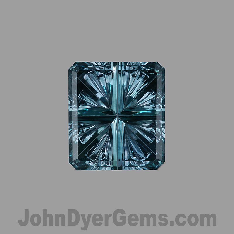 Teal Montana Sapphire gemstone