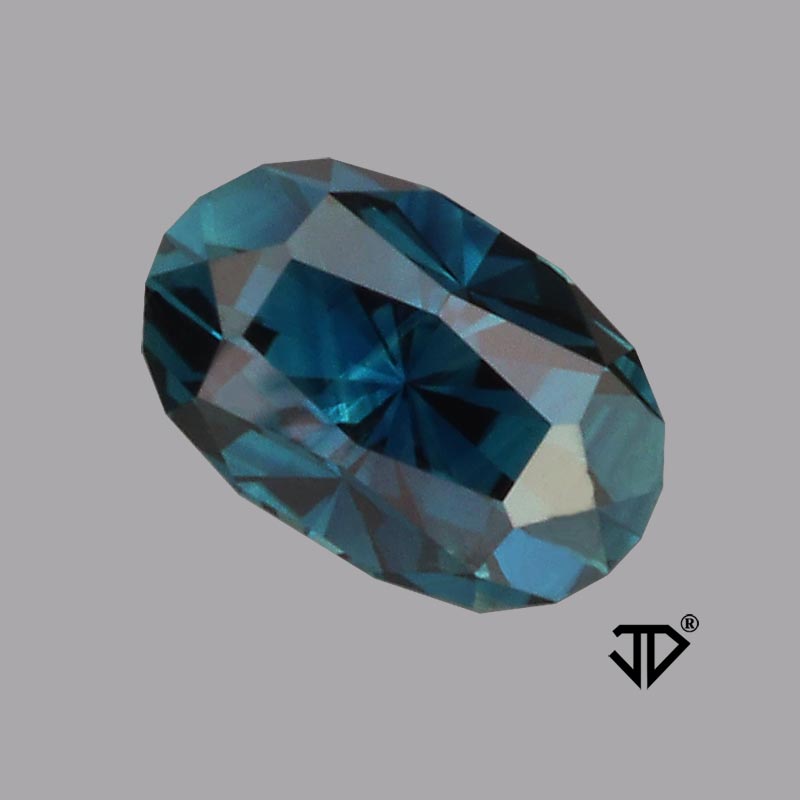 Teal Australian Sapphire view 3