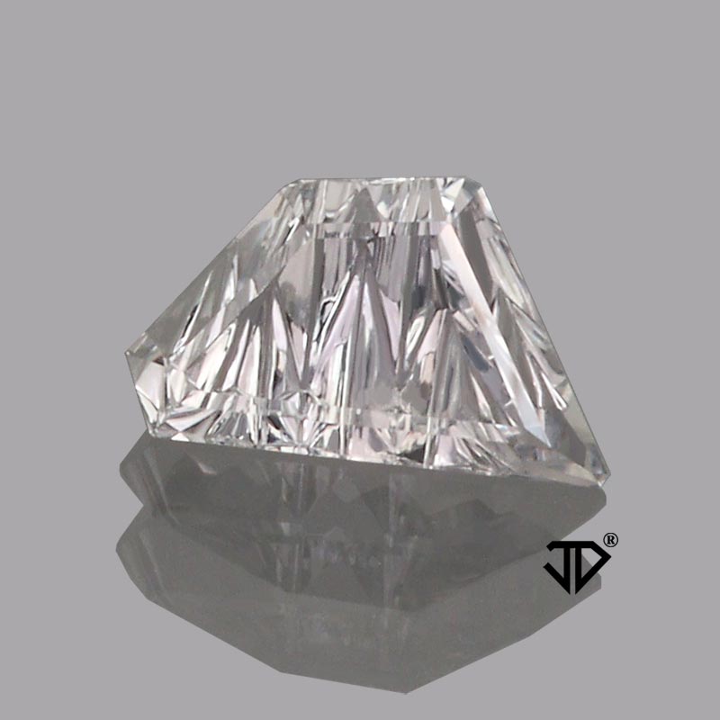 Almost White Sapphire gemstone