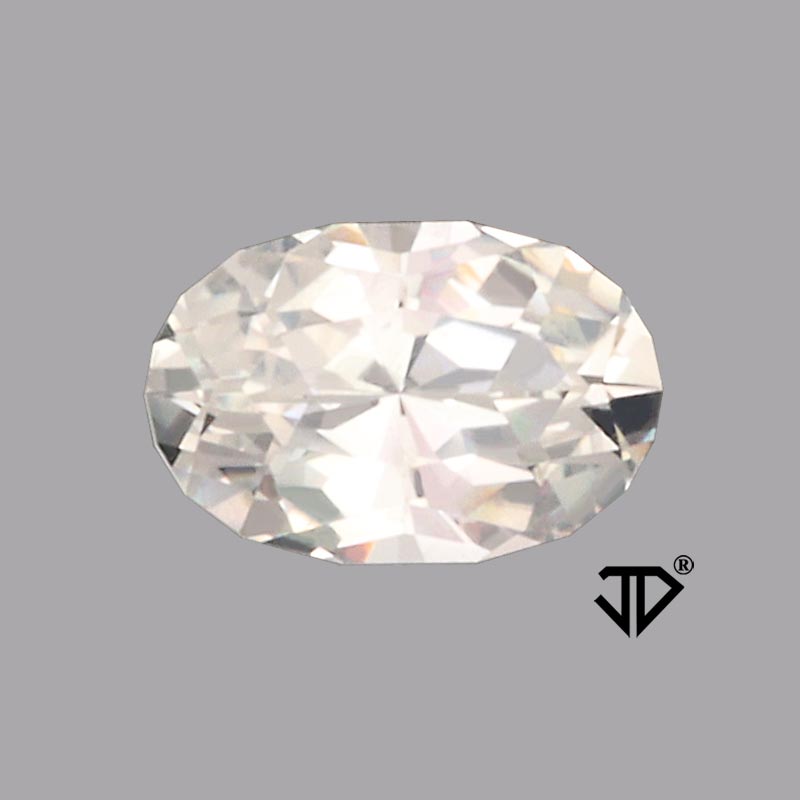 Almost White Sapphire gemstone