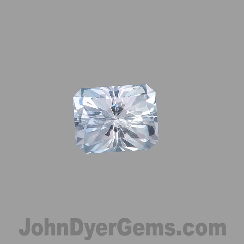 White/Pale Blue Sapphire gemstone