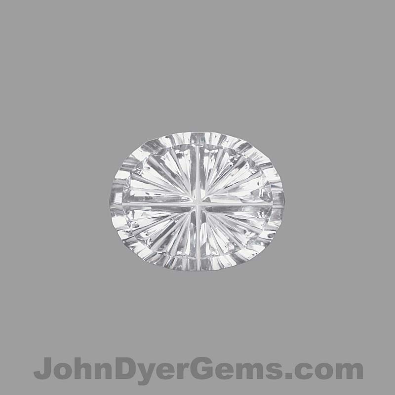 White Montana Sapphire gemstone