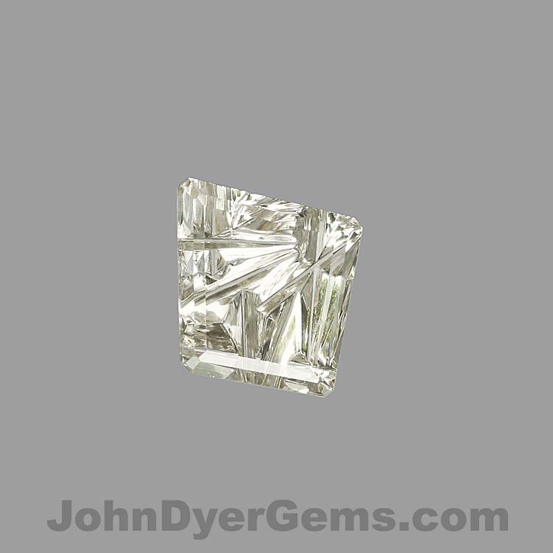 Light Yellow/Green Montana Sapphire gemstone