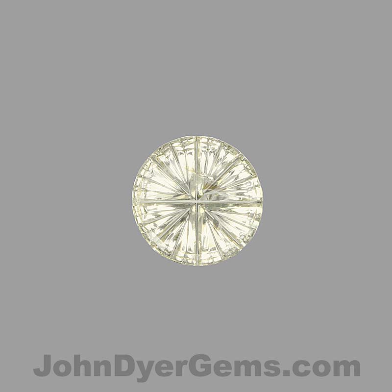 Pale Yellow Montana Sapphire gemstone