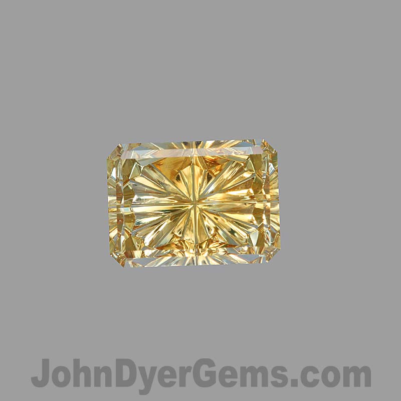 Yellow Montana Sapphire gemstone