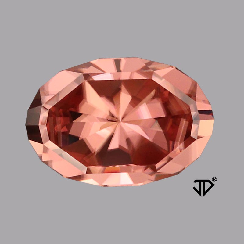 Pink/Brown Zircon gemstone