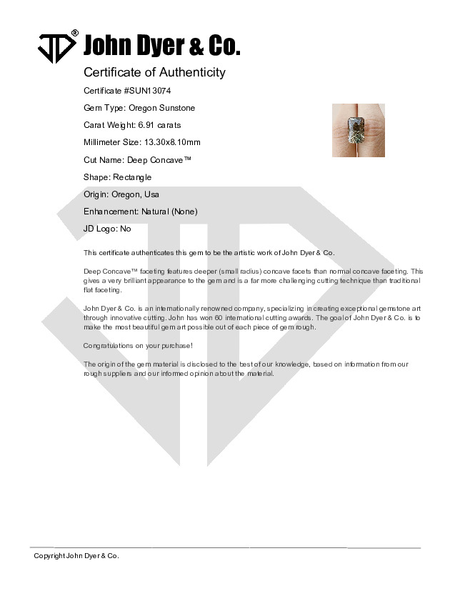 Certificate of Authenticity