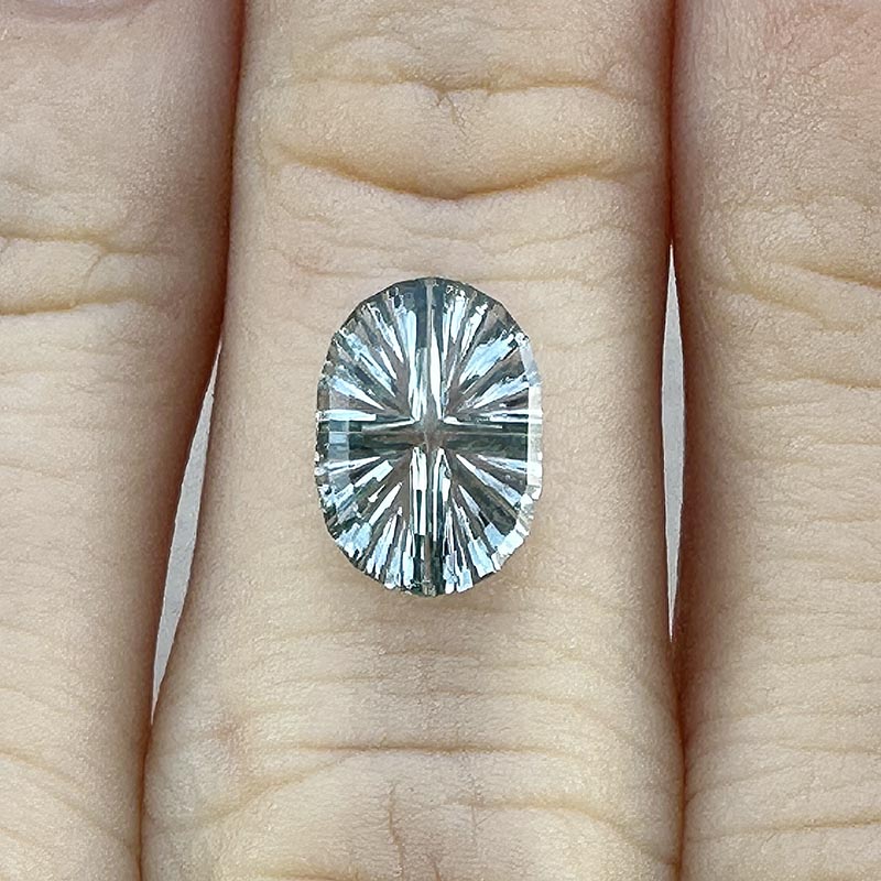 Blue/Green Montana Sapphire view 2