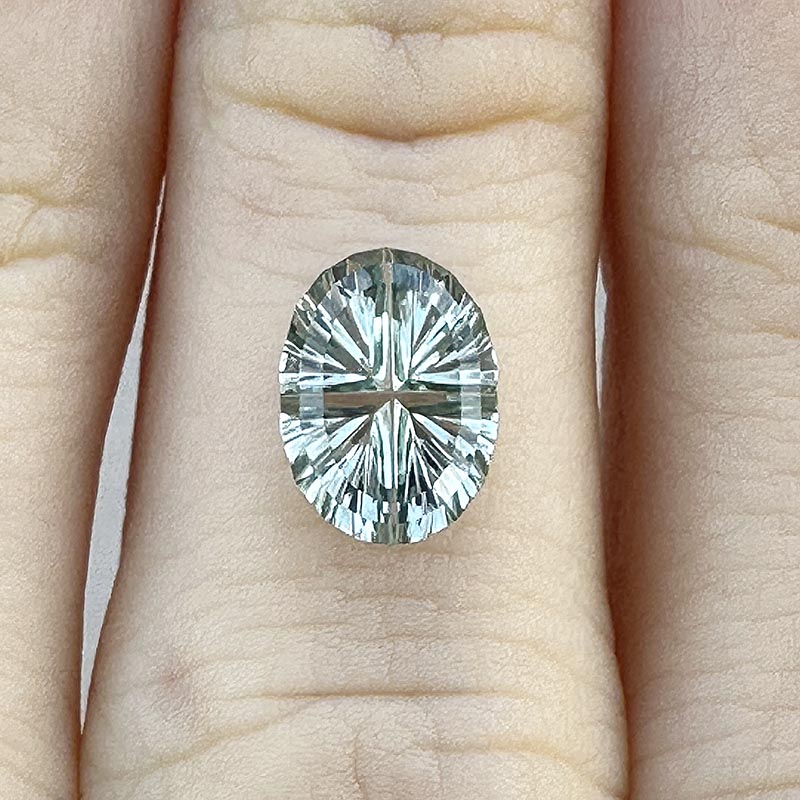 Blue/Green Montana Sapphire view 2