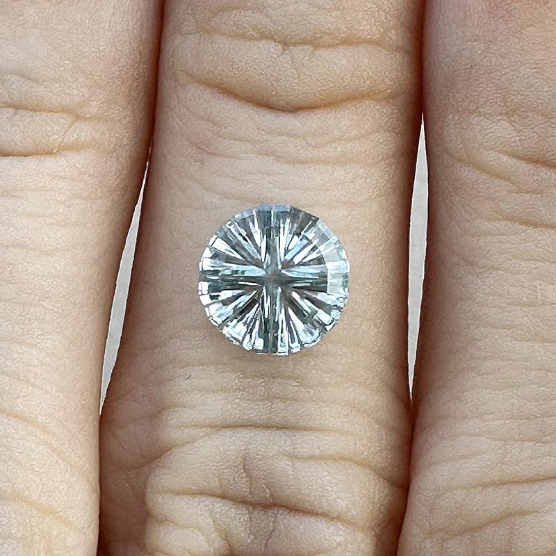 Blue/Green Montana Sapphire view 2