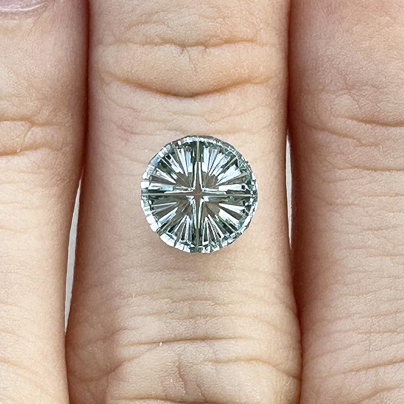 Blue/Green Montana Sapphire view 2