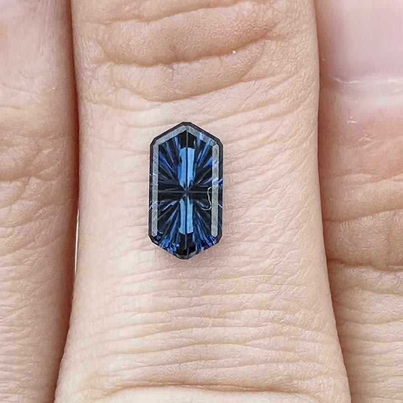 Blue Australian Sapphire view 2