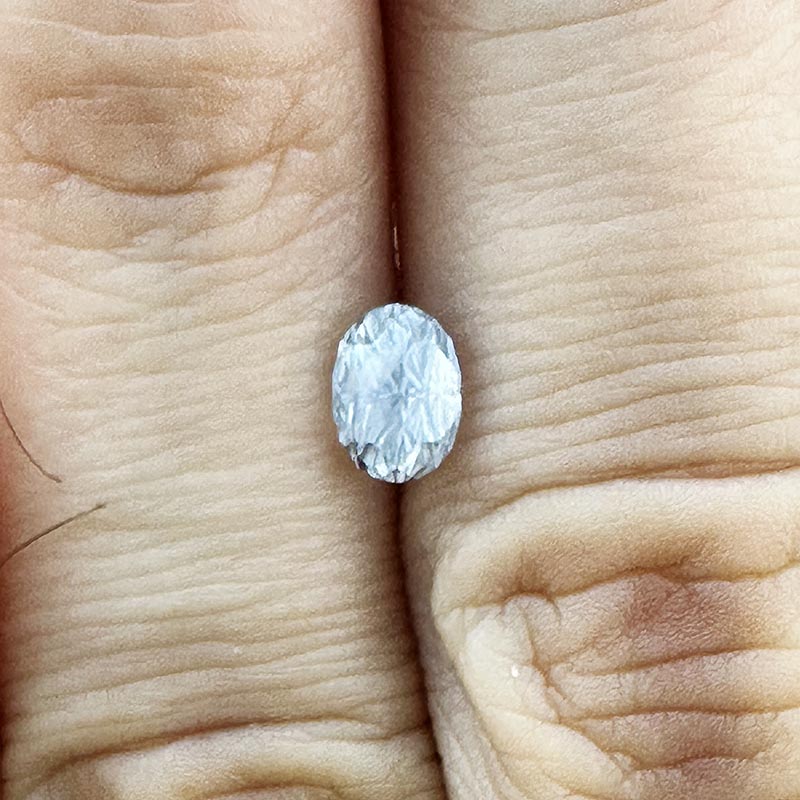 Blue Montana Sapphire view 2
