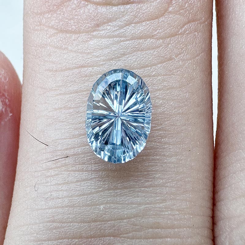 Blue Montana Sapphire view 2