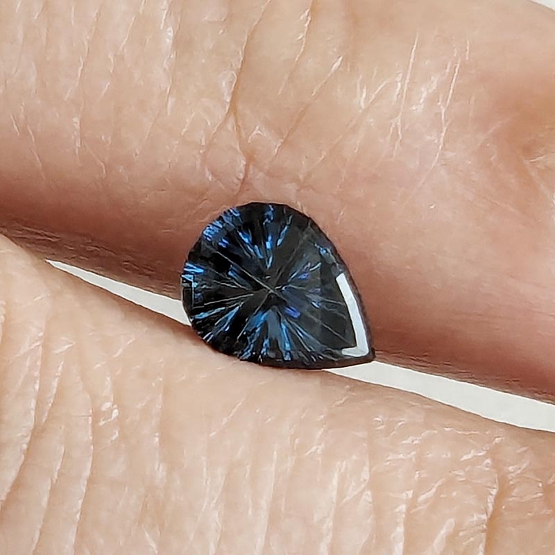 Blue Australian Sapphire view 2