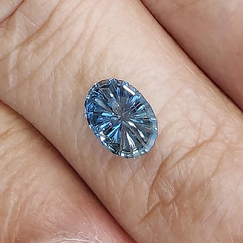 Blue Montana Sapphire view 2