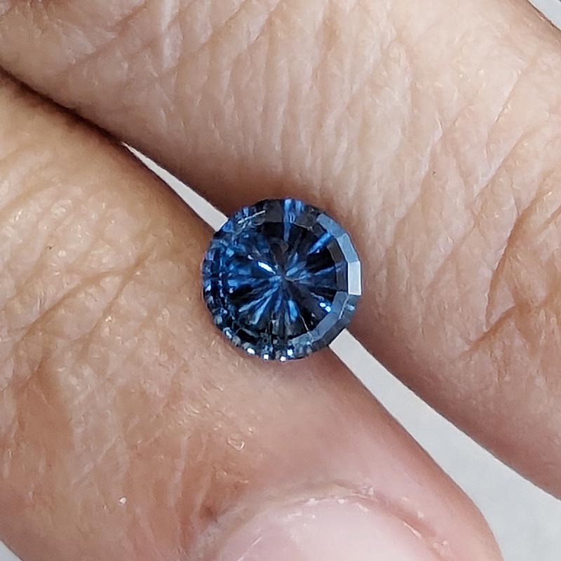 Blue Montana Sapphire view 2