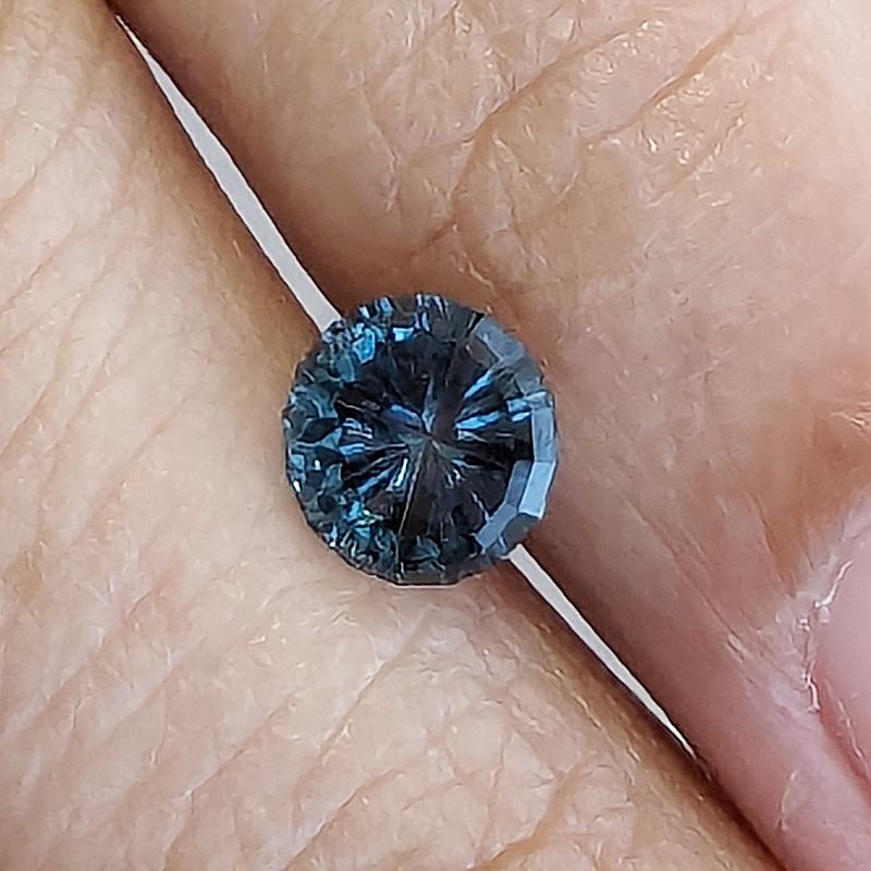 Blue Montana Sapphire view 2