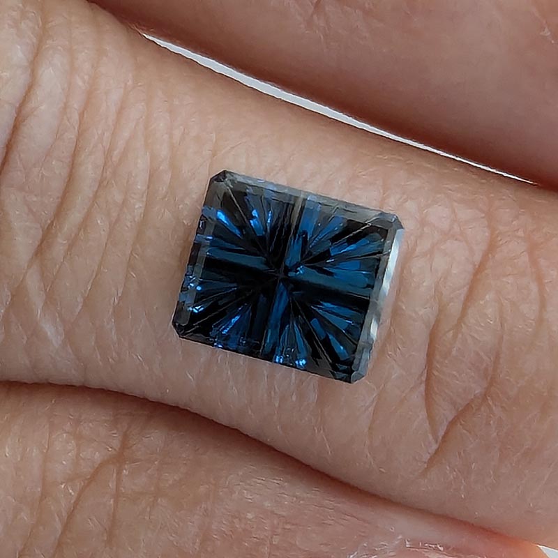 Blue Australian Sapphire view 2