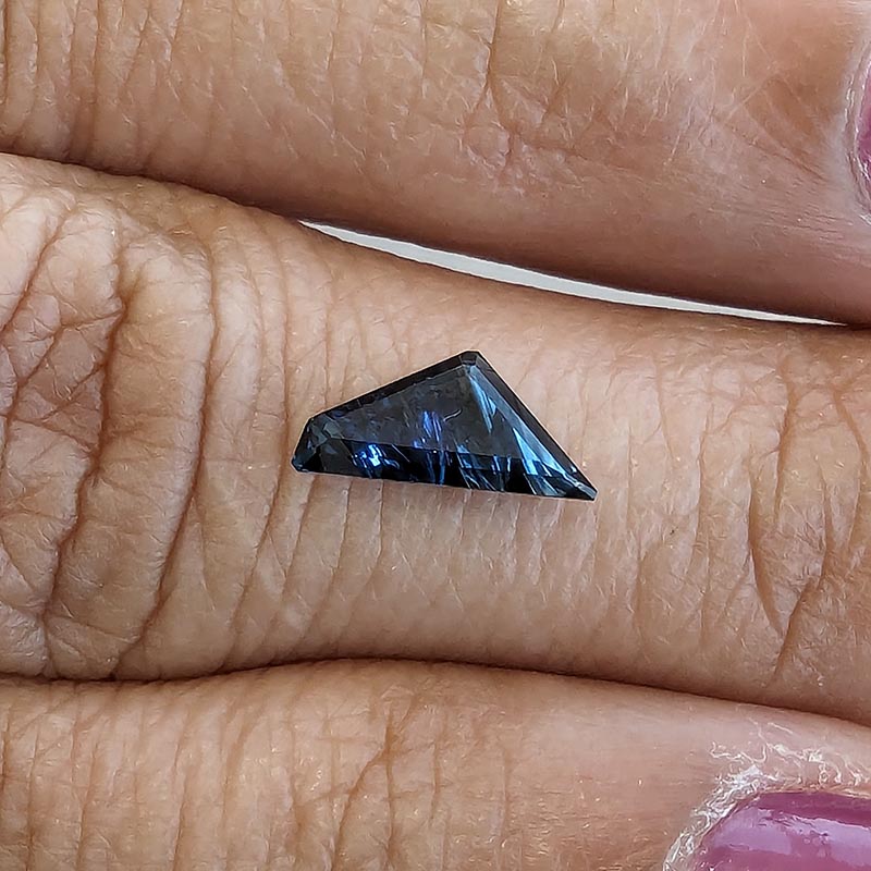 Blue Australian Sapphire view 2