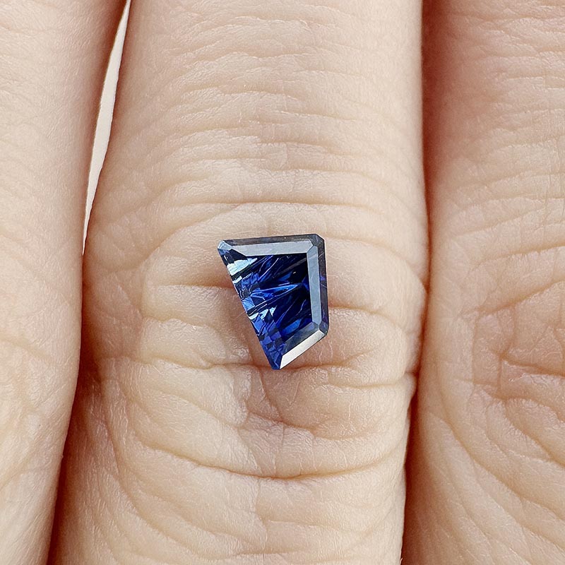 Blue Australian Sapphire view 2