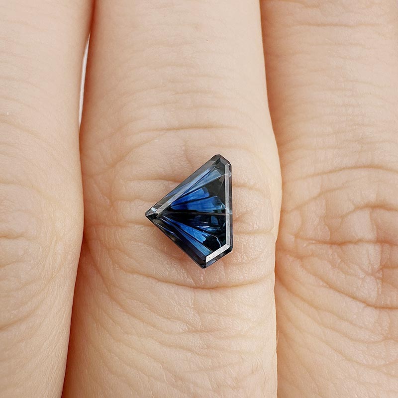 Blue Australian Sapphire view 2