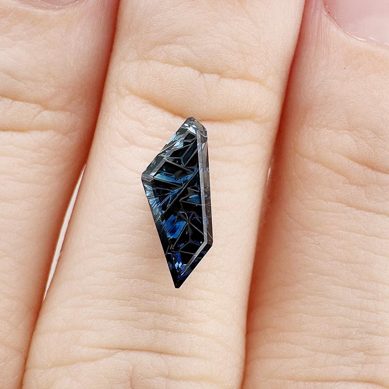 Blue Australian Sapphire view 2