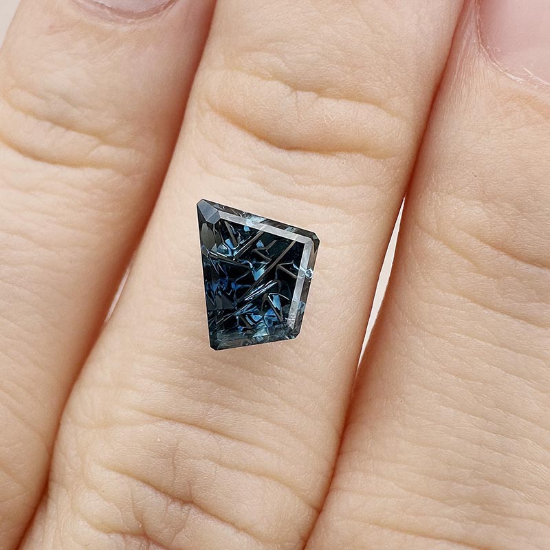 Blue Australian Sapphire view 2